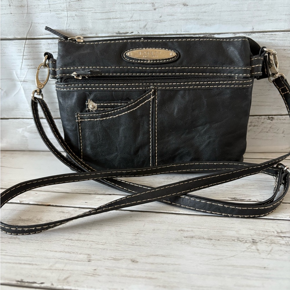 Rosetti Black Crossbody Bag